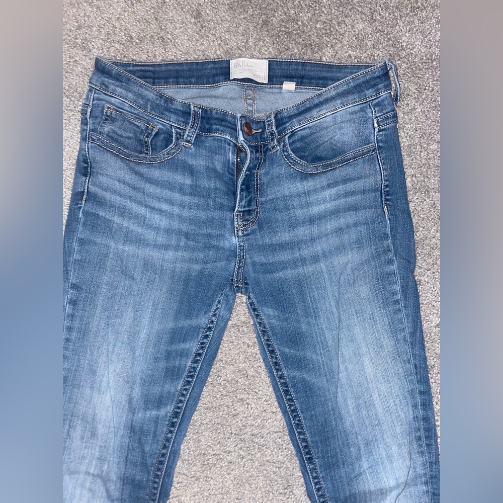 BKE Women's Light Blue Skinny Jeans